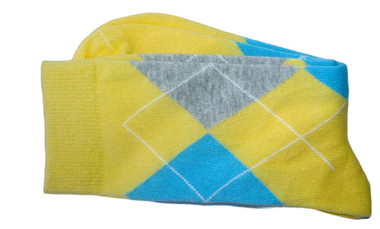 Argyle Socks - Yellow