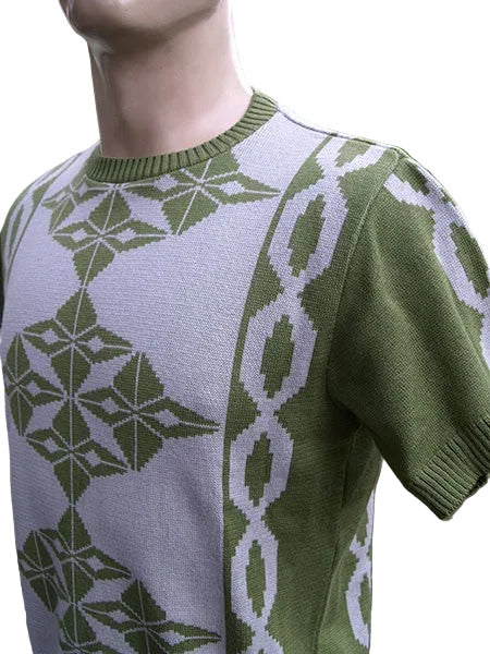 Argyll Knitted Top - Green