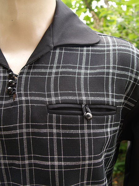 Gaucho Shirt - Black Check