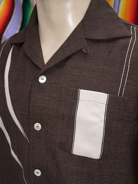 Sharks Gill Shirt - Brown/Cream