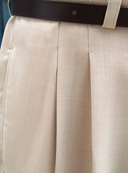High Waisted Trousers - Soft Cream