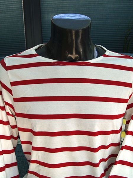 Red & White Breton Tee - Long Sleeve