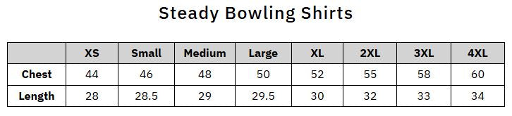 Steady Clothing - Mid Century Marvel Bowling Shirt - Pacific/Silver