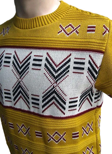 Thunderbird Knitted Top - Yellow