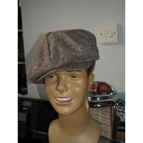 baker boy hat brown