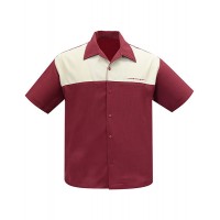 Steady - The Earl Burgundy/Stone Panel Shirt