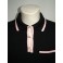 'The Franco' Black and Pink Knitted Shirt