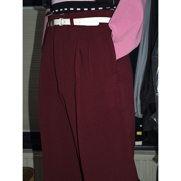 Burgundy Buckle Peg Trousers | Topshop outfit, Peg trousers, Casual outfit  inspiration
