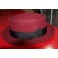 Burgundy - Pork Pie Hat