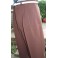 Chestnut brown - High Waisted Trousers