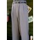 Silver Grey - 40Ts High Waisted Trousers