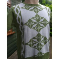 Green Argyll Knitted Top