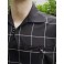 Black Window Pane Check - Gaucho Shirt