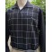 Black Window Pane Check - Gaucho Shirt