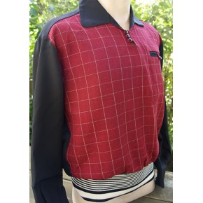 Black/Red Check Gaucho Shirt