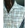 Ice Blue Plaid Gab Style Shirt