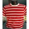 Red and White Breton Tee