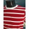 Red and White Breton Tee