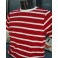 Red and White Breton Tee