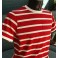 Red and White Breton Tee