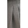 Pale Grey Herringbone - High Waisted Trousers