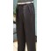 Black 40Ts Double Pinstripe Trousers