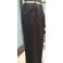 Black 40Ts Double Pinstripe Trousers