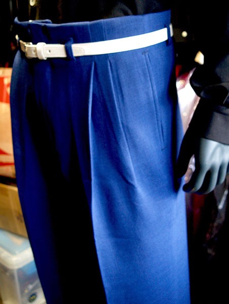 High Waisted Trousers - Royal Blue