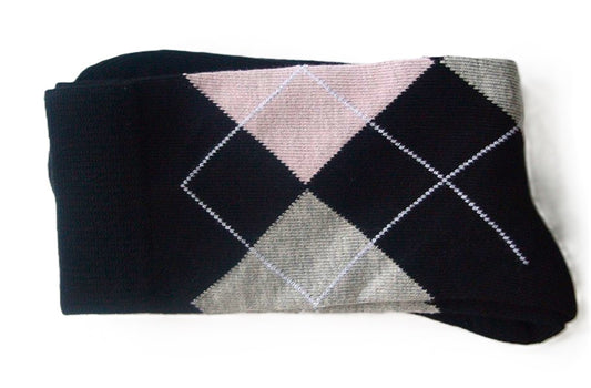 Argyle Socks - Black