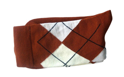 Argyle Socks - Brown
