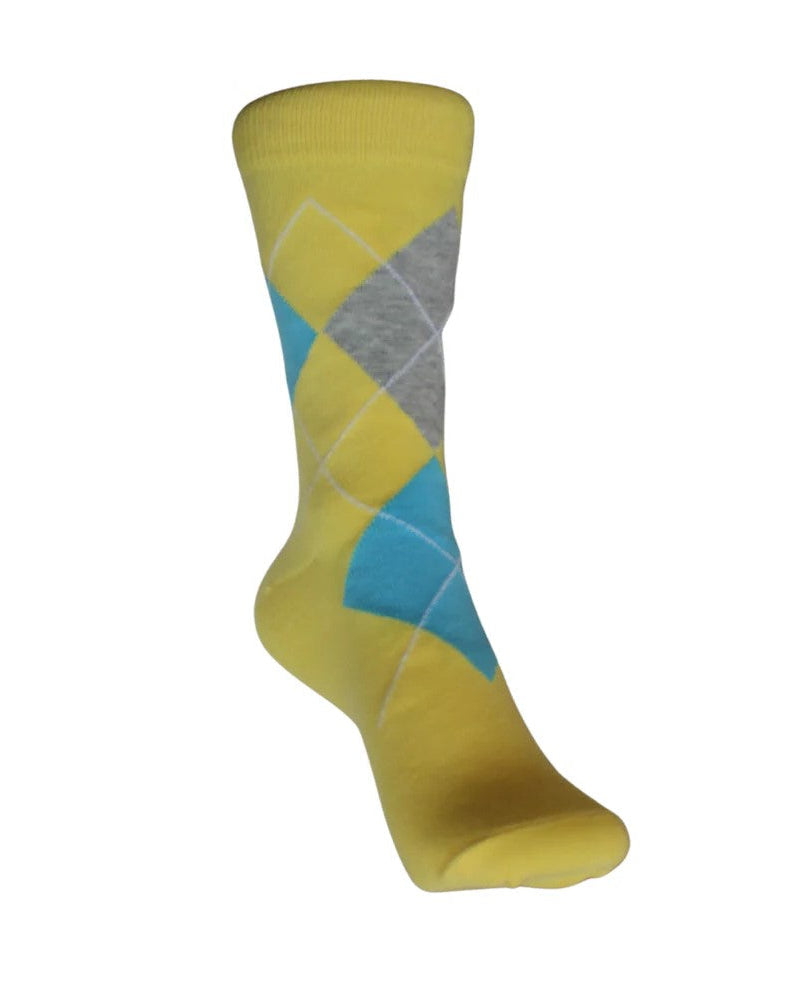 Argyle Socks - Yellow