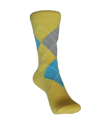 Argyle Socks - Yellow