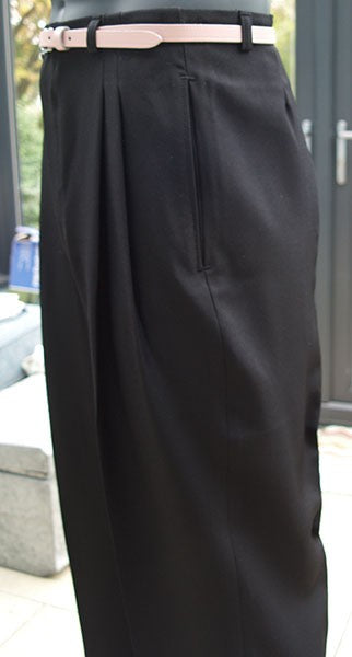 High Waisted Trousers - Black