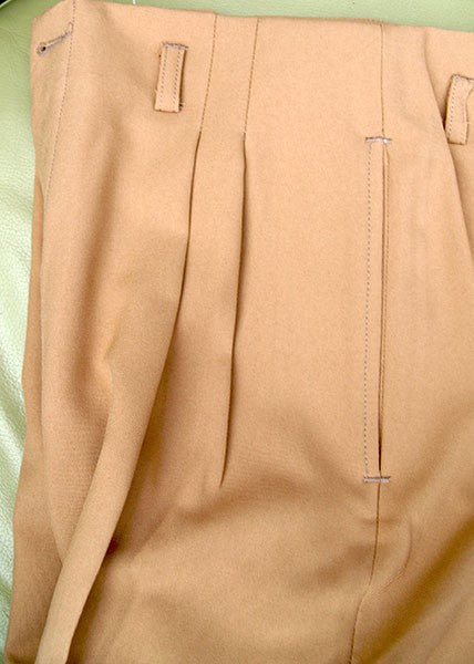 High Waisted Trousers - Camel