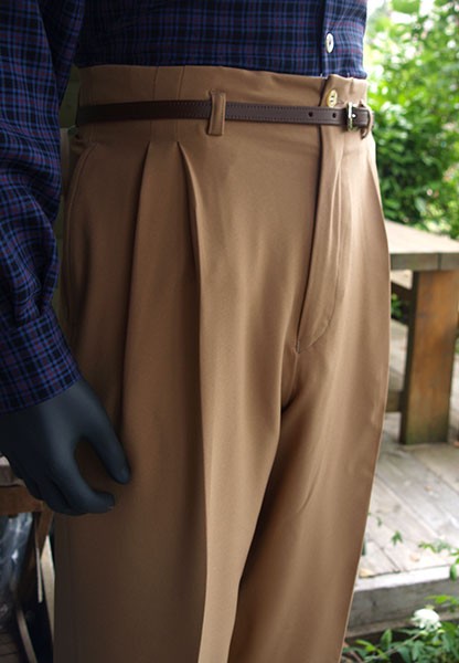 High Waisted Trousers - Camel