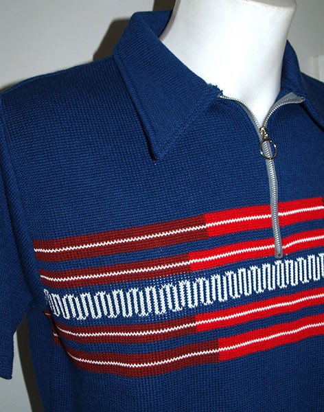 Fazed Out Knitted Shirt - Blue