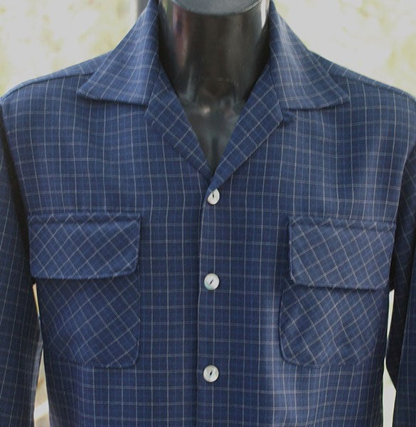 Gab Style Shirt - Blue Checked