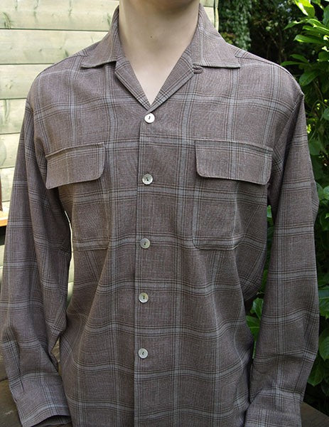 Gab Style Shirt - Brown Plaid