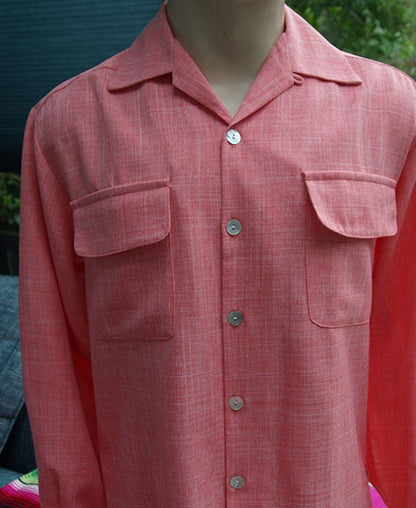 Gab Style Shirt - Coral Pink Fleck