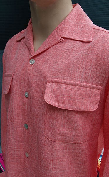 Gab Style Shirt - Coral Pink Fleck