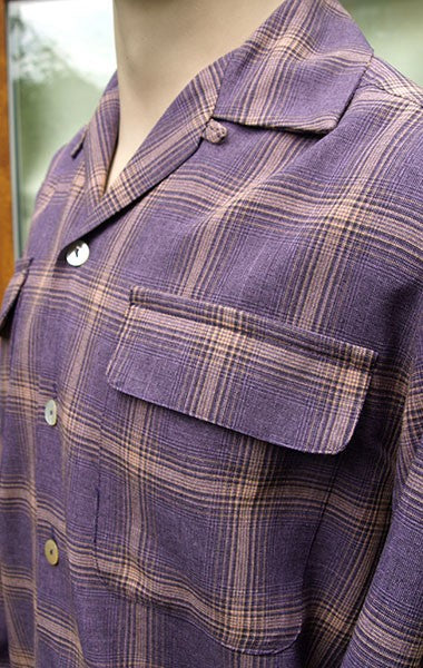 Gab Style Shirt - Mauve Plaid
