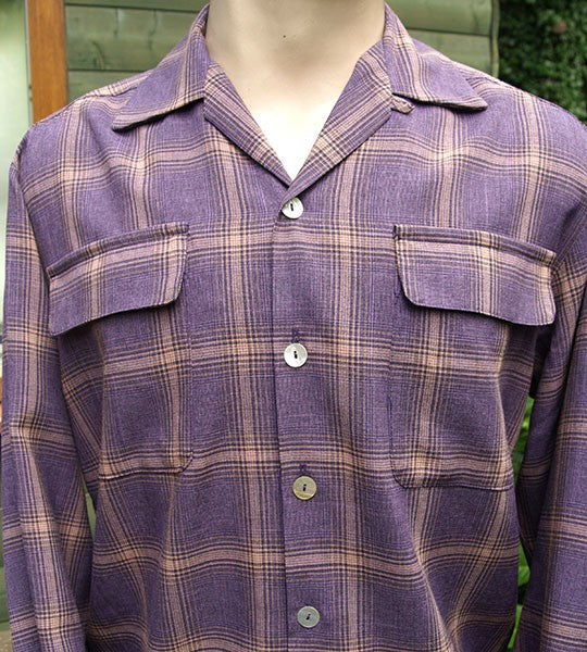 Gab Style Shirt - Mauve Plaid
