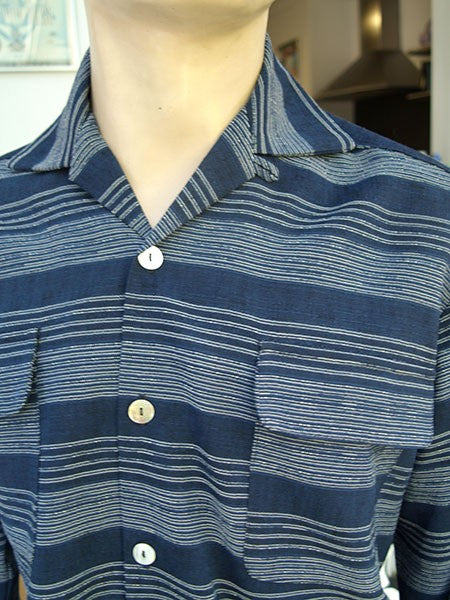 Gab Style Shirt - Navy Blue Line