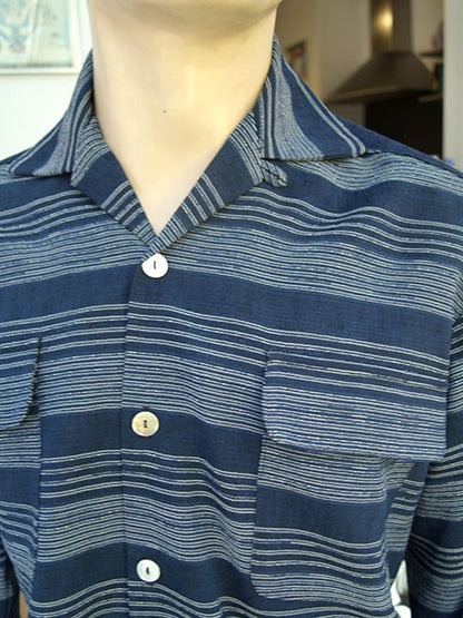 Gab Style Shirt - Navy Blue Line