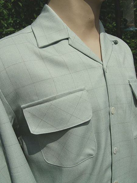 Gab Style Shirt - Pale Mint Checked