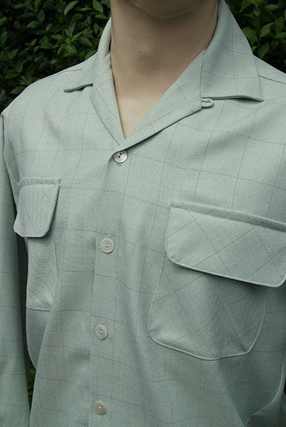 Gab Style Shirt - Pale Mint Checked