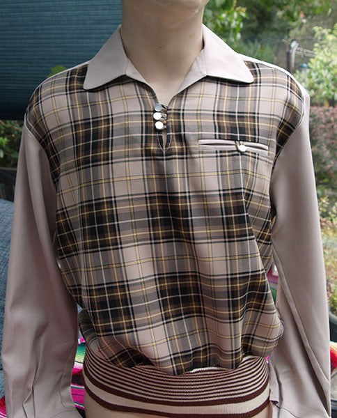 Gaucho Shirt - Beige/Brown Check