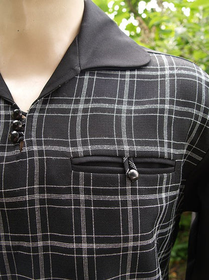 Gaucho Shirt - Black Check