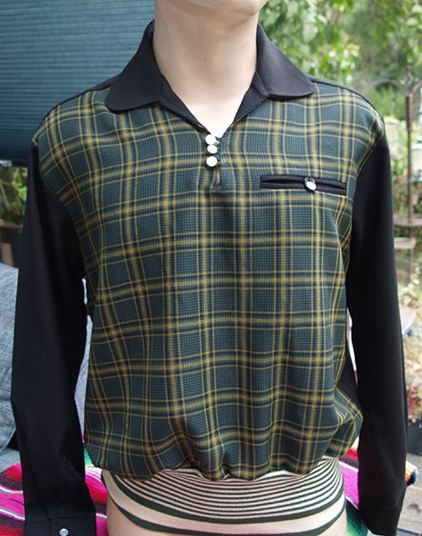 Gaucho Shirt - Black/Green Check