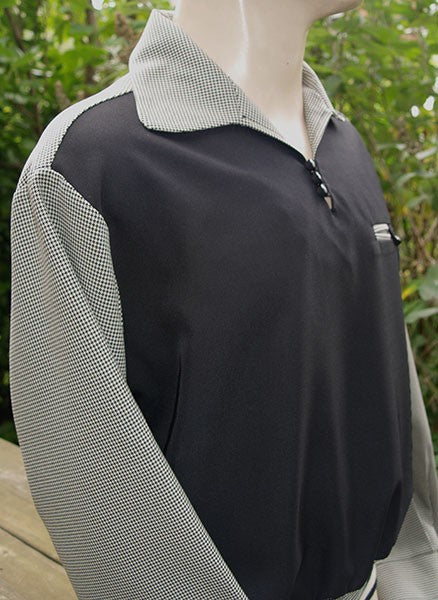 Gaucho Shirt - Black/Houndstooth Check